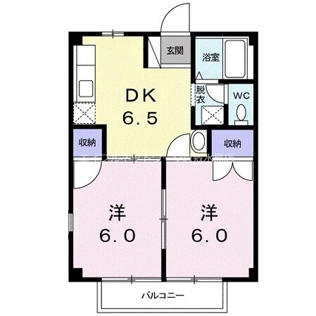 ニューシティモリヤの物件間取画像